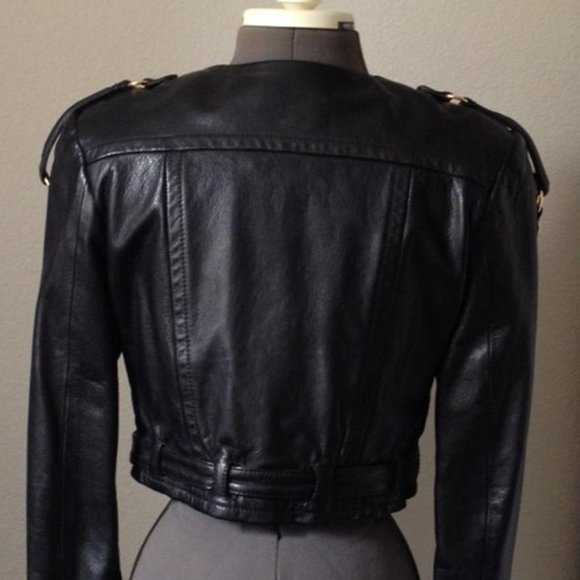 Rare Vintage MOSCHINO BLACK MODELLO #20727 Jacket Women's Size 4 - Picture 3 of 12